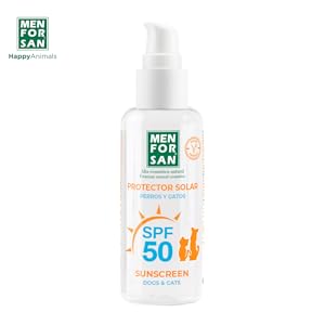 MENFORSAN Protector Solar Factor 50 para Perros y Gatos